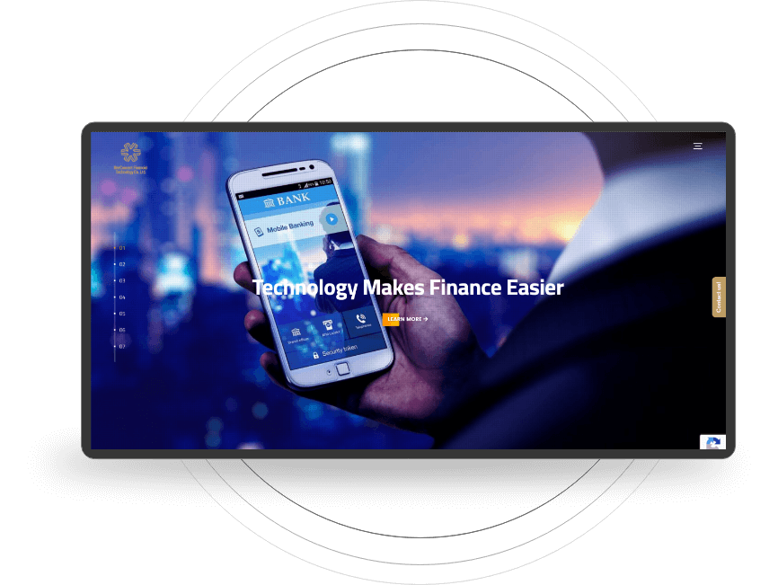 OneConnect Financial Technology web page