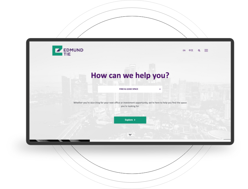 Edmund Tie Real Estate Consulting Firm webpage