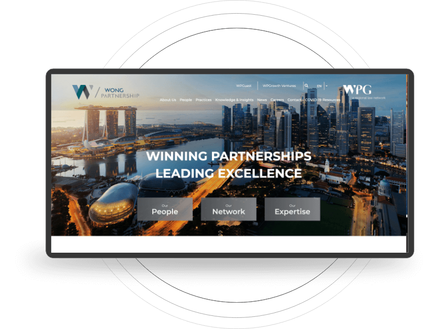 Wong Partnership web page