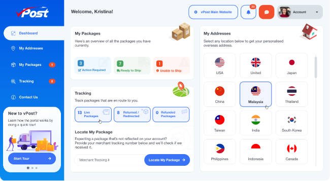 vPost Dashboard
