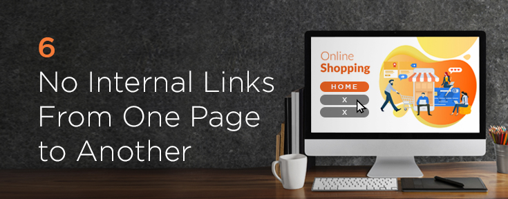 No Internal Links From One Page to Another