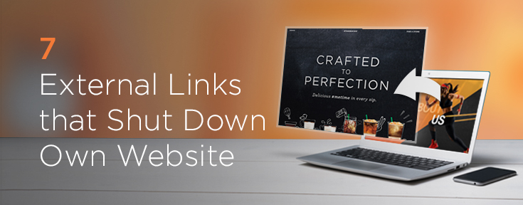External Links that Shut Down Own Website