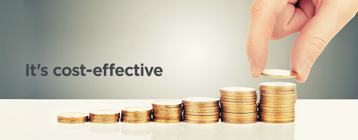 it's cost effective