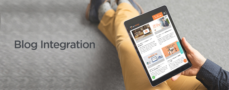 Blog integration