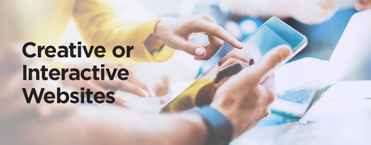 Creative or Interactive Website