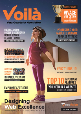 Voila 2019 Q3 Verz Design Newsletter