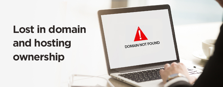 Lost in domain and hosting ownership
