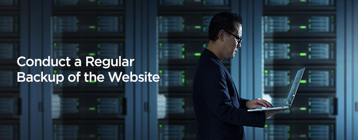 Conduct a Regular Backup of the Website Image