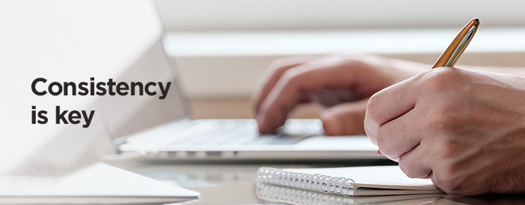 For Effective UX writing consistency is the key