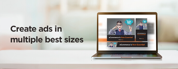 Create ads in multiple best sizes