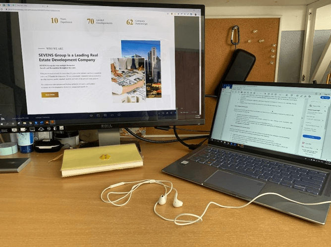 Brenda's WFH Desk