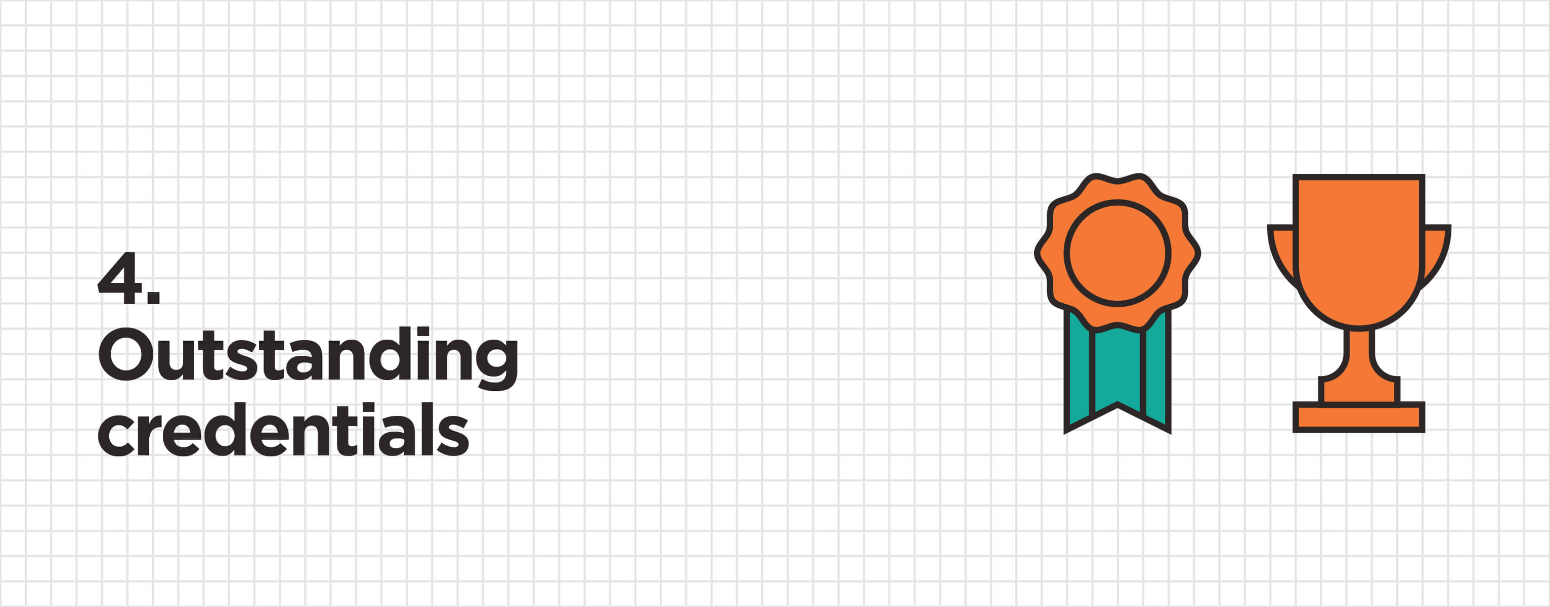 outstanding credentials to create a trustworthy website