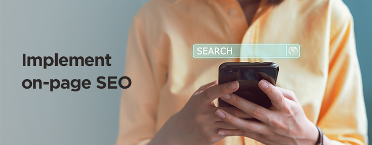 Implement on-page SEO to maintain ranking