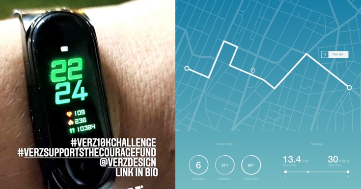 Verz10k Steps Challenge result of Gail, SEO Coordinator