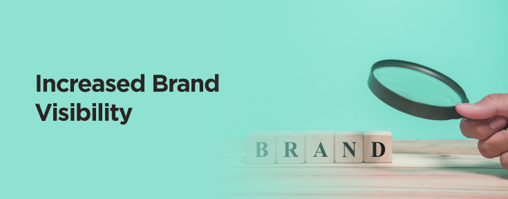 A website can increase brand visibility