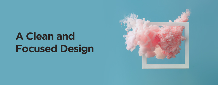 Use clean and focused design to improve eCommerce website user experience