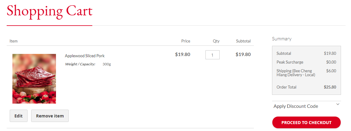 Tax pricing on the checkout page – tax inclusive