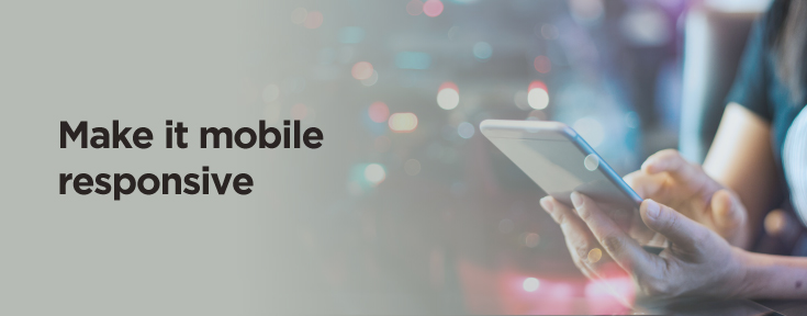 Make eCommerce website mobile responsive to improve User Experience (UX)