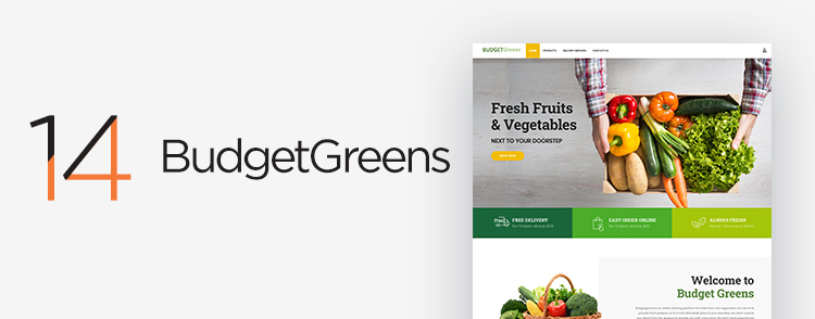 BudgetGreens eCommerce websites in Singapore designed & developed by Verz Design