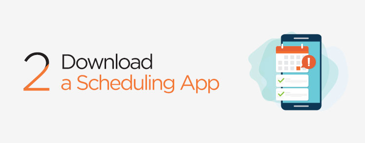 Download a scheduling app for scheduling social media posts during the holidays