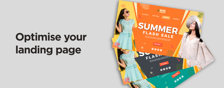 Optimise your landing page