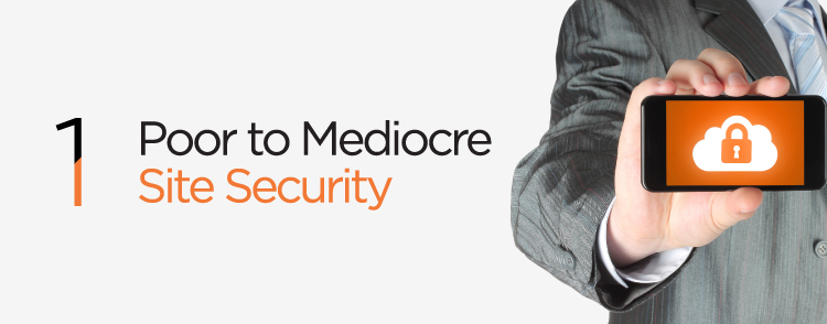 Poor to Mediocre Site Security