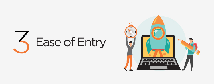 Ease of entry