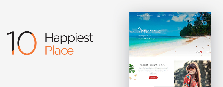 Happiest Place sme eCommerce websites created by Verz Design