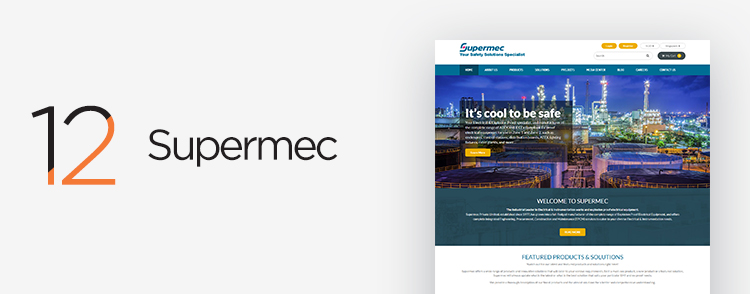 Supermec sme eCommerce websites created by Verz Design