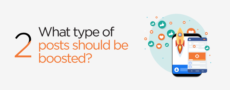 What type of posts should be boosted?