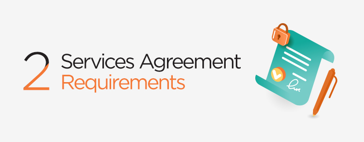 Consider fees and service agreement requirements