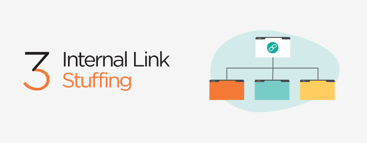 Internal link stuffing