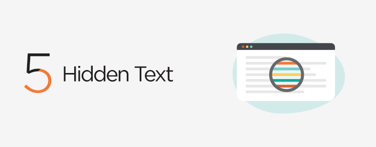 Hidden text