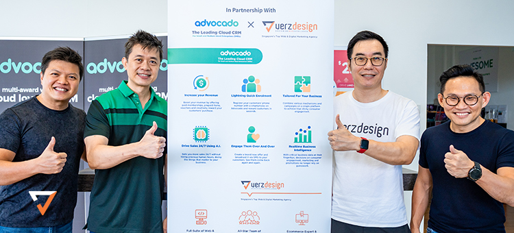 Verz Design eCommerce, Digital Marketing team with Advocado’s Cloud CRM team members