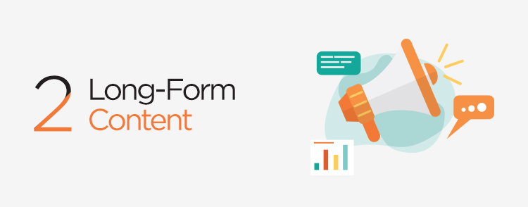 Increase online sales through curate long-form content