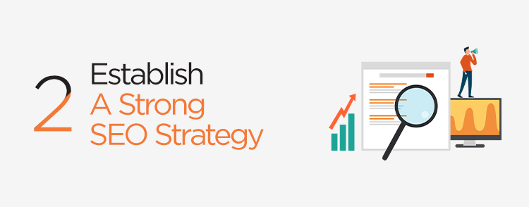Create a strong SEO strategy to increase eCommerce sales