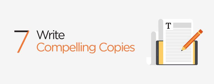 Write compelling copies