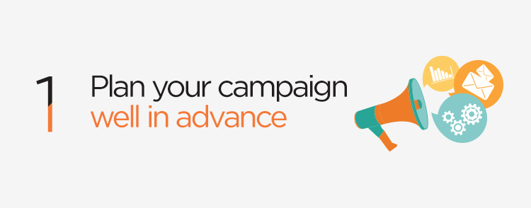 Plan your campaign well in advance - Effective Direct Mail Marketing Strategy