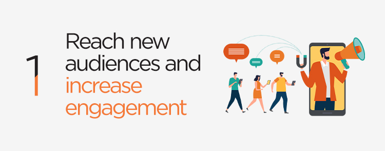 With live streaming for your eCommerce business, you can reach new audiences and increase engagement.