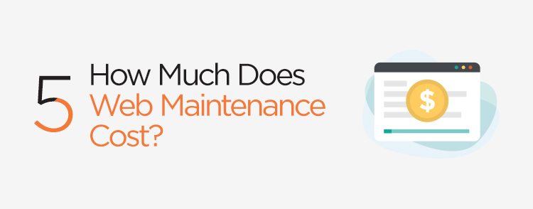 How much does web maintenance cost?