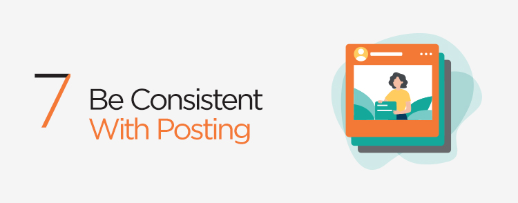 Be consistent with posting