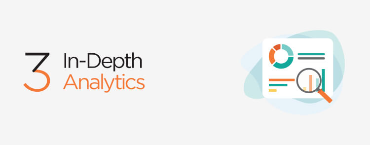 Shopify Plus provides in-depth analytics