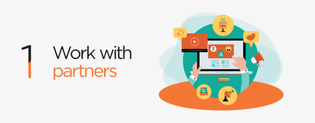 Work with partners