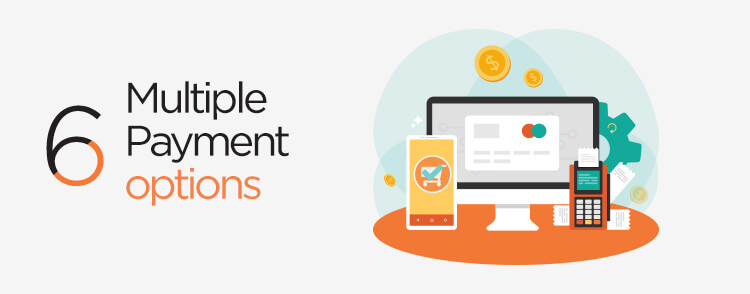 multiple payment options