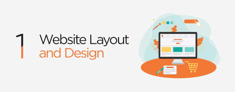 Work on website layout and design to increase eCommerce conversion rates