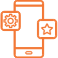 mobile app development menu icon