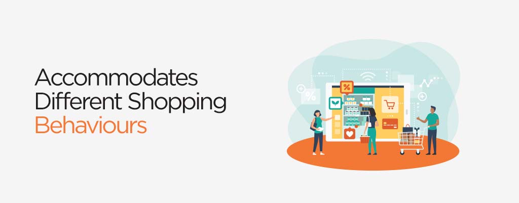 accommodates different shopping behaviours - Shopify POS go - verz design