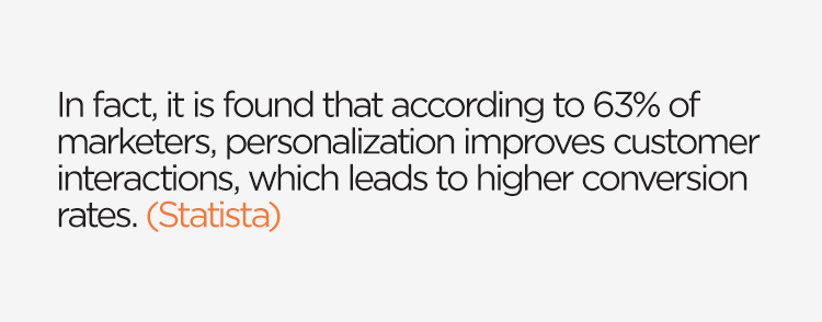 Prioritize personalization