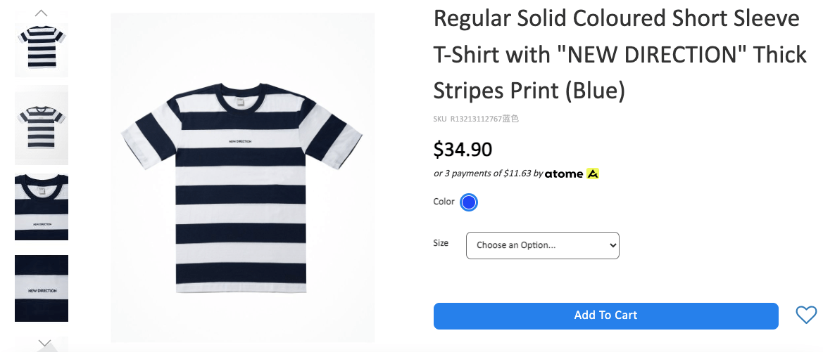 Use high-quality product images