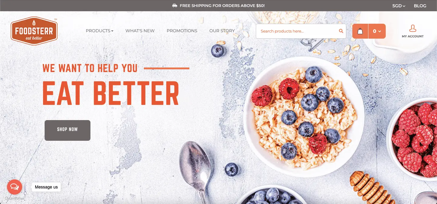 Create call-to-action (CTA) on your homepage